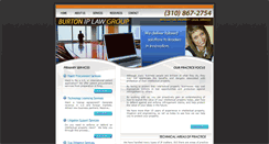 Desktop Screenshot of burtoniplaw.com